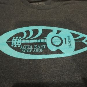 Aqua east surf shop tshirt